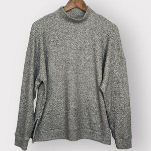 M&S Collection Pullover Sweater‎ Women Size 10 Gray Charcoal Long Sleeves Q26